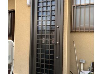 施工後＿勝手口ドア